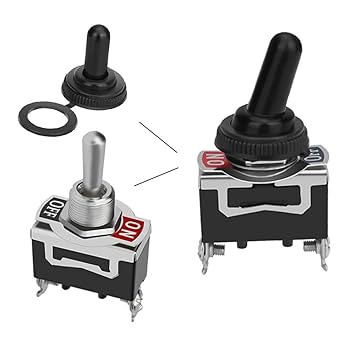 Amazon | Itisyou トグルスイッチ 防水スイッチ 15A 250V / 20A